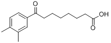 8-(3,4-DIMETHYLPHENYL)-8-OXOOCTANOIC ACID Struktur