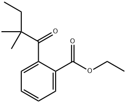 2'-CARBOETHOXY-2,2-DIMETHYLBUTYROPHENONE Struktur