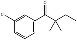 3'-CHLORO-2,2-DIMETHYLBUTYROPHENONE Struktur