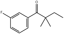 2,2-DIMETHYL-3'-FLUOROBUTYROPHENONE Struktur