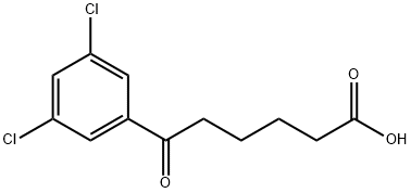 6-(3,5-DICHLOROPHENYL)-6-OXOHEXANOIC ACID Struktur