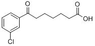 7-(3-CHLOROPHENYL)-7-OXOHEPTANOIC ACID Struktur