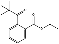 2'-CARBOETHOXY-2,2-DIMETHYLPROPIOPHENONE Struktur