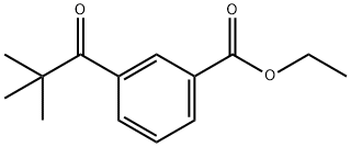 3'-CARBOETHOXY-2,2-DIMETHYLPROPIOPHENONE Struktur