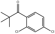 2',4'-DICHLORO-2,2-DIMETHYLPROPIOPHENONE Struktur