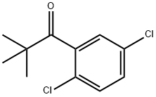 2',5'-DICHLORO-2,2-DIMETHYLPROPIOPHENONE Struktur