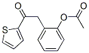 2-ACETOXYBENZYL 2-THIENYL KETONE Struktur