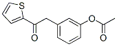 3-ACETOXYBENZYL 2-THIENYL KETONE Struktur