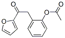 2-ACETOXYBENZYL 2-FURYL KETONE Struktur