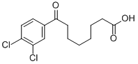 8-(3,4-DICHLOROPHENYL)-8-OXOOCTANOIC ACID Struktur