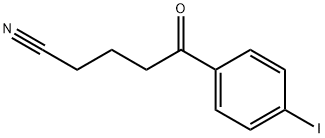 5-(4-IODOPHENYL)-5-OXOVALERONITRILE Struktur