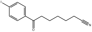 7-(4-IODOPHENYL)-7-OXOHEPTANENITRILE Struktur