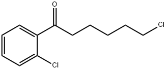 6-CHLORO-1-(2-CHLOROPHENYL)-1-OXOHEXANE Struktur