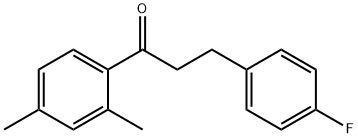 2',4'-DIMETHYL-3-(4-FLUOROPHENYL)PROPIOPHENONE Struktur