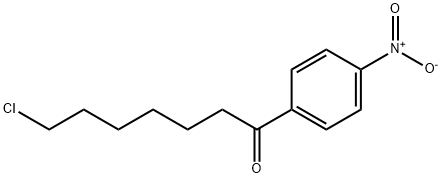 7-CHLORO-1-(4-NITROPHENYL)-1-OXOHEPTANE Struktur