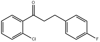 2'-CHLORO-3-(4-FLUOROPHENYL)PROPIOPHENONE Struktur