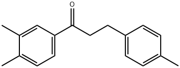 3',4'-DIMETHYL-3-(4-METHYLPHENYL)PROPIOPHENONE Struktur