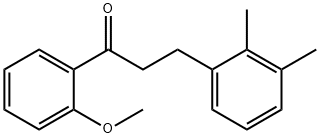 3-(2,3-DIMETHYLPHENYL)-2'-METHOXYPROPIOPHENONE Struktur