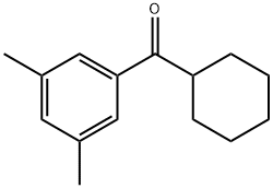 CYCLOHEXYL 3,5-DIMETHYLPHENYL KETONE Struktur