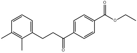 4'-CARBOETHOXY-3-(2,3-DIMETHYLPHENYL)PROPIOPHENONE Struktur