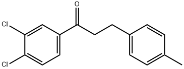 3',4'-DICHLORO-3-(4-METHYLPHENYL)PROPIOPHENONE Struktur