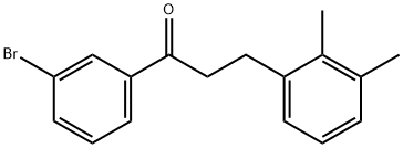 3'-BROMO-3-(2,3-DIMETHYLPHENYL)PROPIOPHENONE Struktur