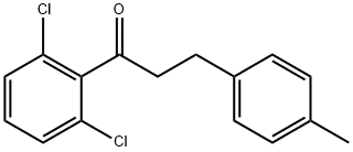 2',6'-DICHLORO-3-(4-METHYLPHENYL)PROPIOPHENONE Struktur