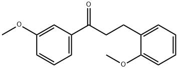 3'-METHOXY-3-(2-METHOXYPHENYL)PROPIOPHENONE Struktur