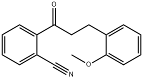 2'-CYANO-3-(2-METHOXYPHENYL)PROPIOPHENONE Struktur