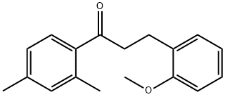 2',4'-DIMETHYL-3-(2-METHOXYPHENYL)PROPIOPHENONE Struktur