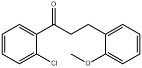 2'-CHLORO-3-(2-METHOXYPHENYL)PROPIOPHENONE Struktur