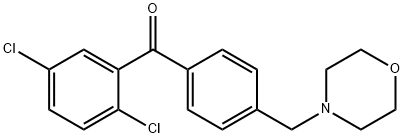 2,5-DICHLORO-4'-MORPHOLINOMETHYL BENZOPHENONE price.