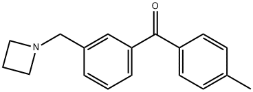 3-AZETIDINOMETHYL-4'-METHYLBENZOPHENONE Struktur