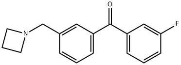 3-AZETIDINOMETHYL-3'-FLUOROBENZOPHENONE price.