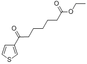 ETHYL 7-OXO-7-(3-THIENYL)HEPTANOATE Struktur