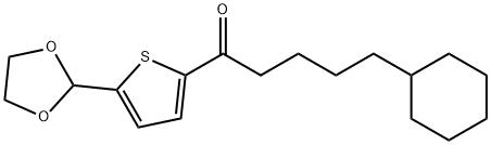 (4-CYCLOHEXYL)BUTYL 5-(1,3-DIOXOLAN-2-YL)-2-THIENYL KETONE price.