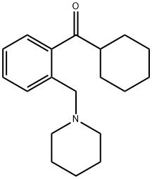 CYCLOHEXYL 2-(PIPERIDINOMETHYL)PHENYL KETONE Struktur