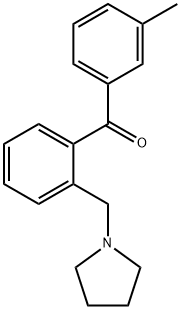 3'-METHYL-2-PYRROLIDINOMETHYL BENZOPHENONE price.