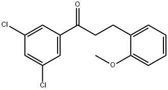 3',5'-DICHLORO-3-(2-METHOXYPHENYL)PROPIOPHENONE Struktur