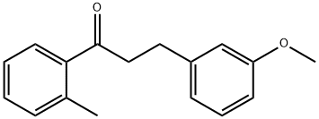 3-(3-METHOXYPHENYL)-2'-METHYLPROPIOPHENONE Struktur