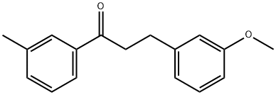 3-(3-METHOXYPHENYL)-3'-METHYLPROPIOPHENONE Struktur