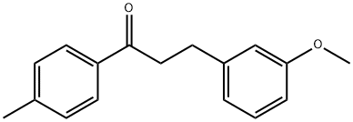 3-(3-METHOXYPHENYL)-4'-METHYLPROPIOPHENONE Struktur