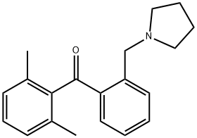 2,6-DIMETHYL-2'-PYRROLIDINOMETHYL BENZOPHENONE price.