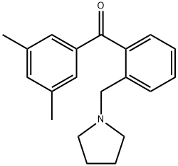 3',5'-DIMETHYL-2-PYRROLIDINOMETHYL BENZOPHENONE price.