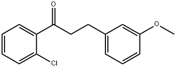 2'-CHLORO-3-(3-METHOXYPHENYL)PROPIOPHENONE Struktur