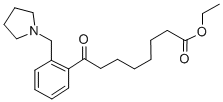 ETHYL 8-OXO-8-[2-(PYRROLIDINOMETHYL)PHENYL]OCTANOATE Struktur