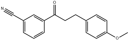 3'-CYANO-3-(4-METHOXYPHENYL)PROPIOPHENONE Struktur