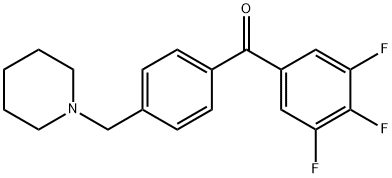 4'-PIPERIDINOMETHYL-3,4,5-TRIFLUOROBENZOPHENONE price.