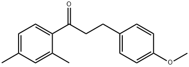 2',4'-DIMETHYL-3-(4-METHOXYPHENYL)PROPIOPHENONE Struktur