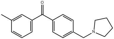 3-METHYL-4'-PYRROLIDINOMETHYL BENZOPHENONE price.